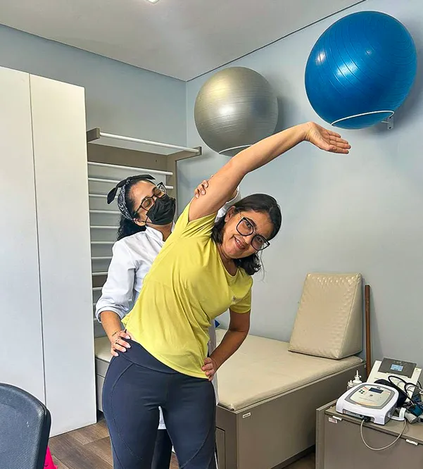 Atendimento de fisioterapia em João Pessoa